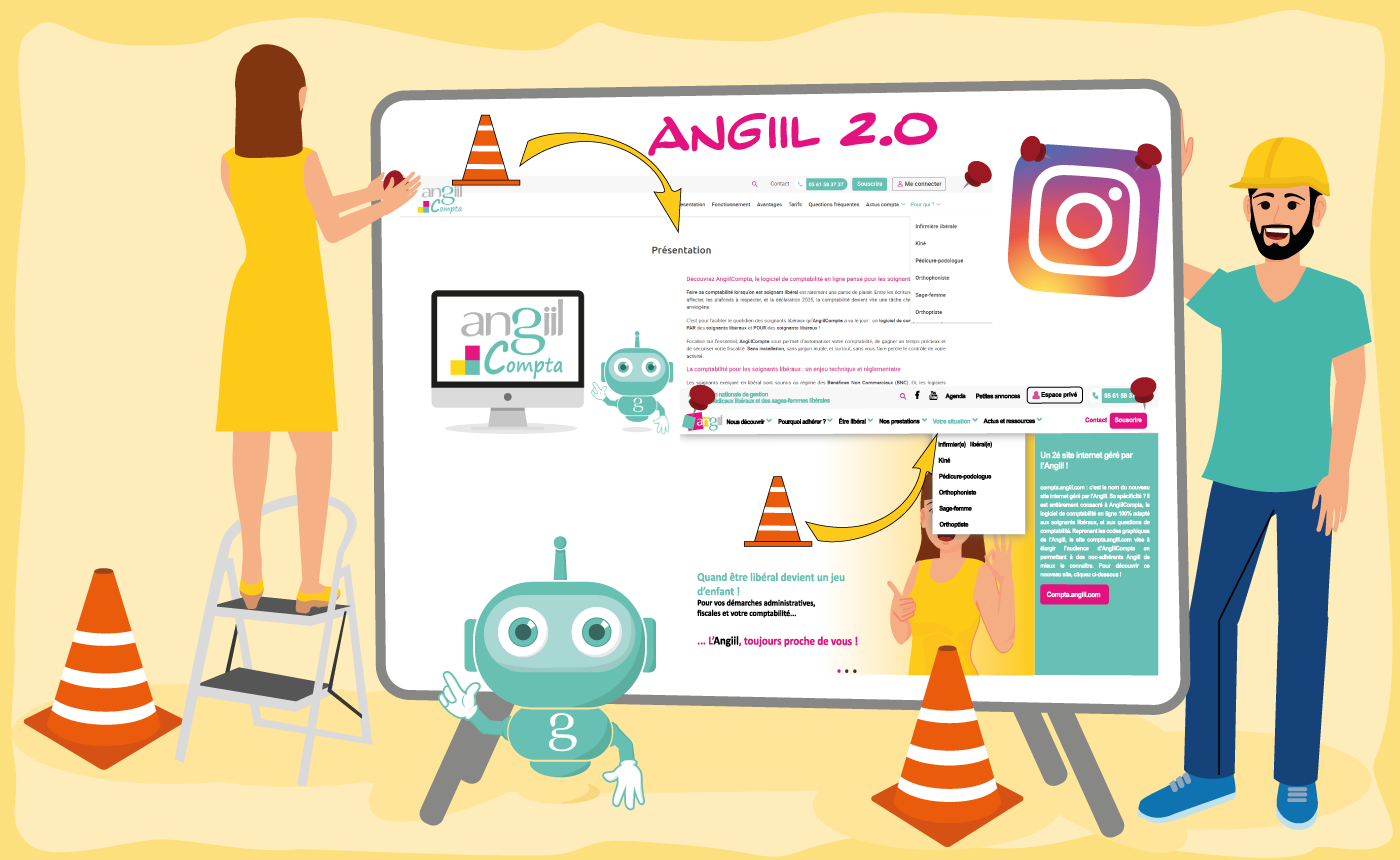 Pages et multisites internet, Instagram : quand l’Angiil s’affirme en 2.0
